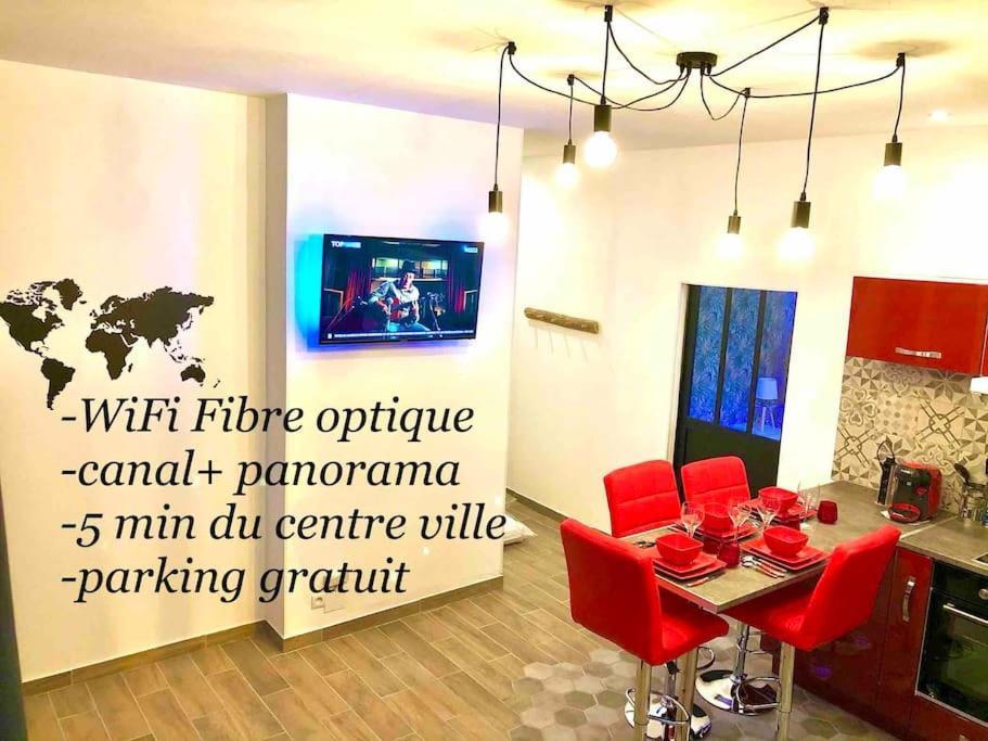Appartement Le Led Room,centre Place De Parking Gratuite *