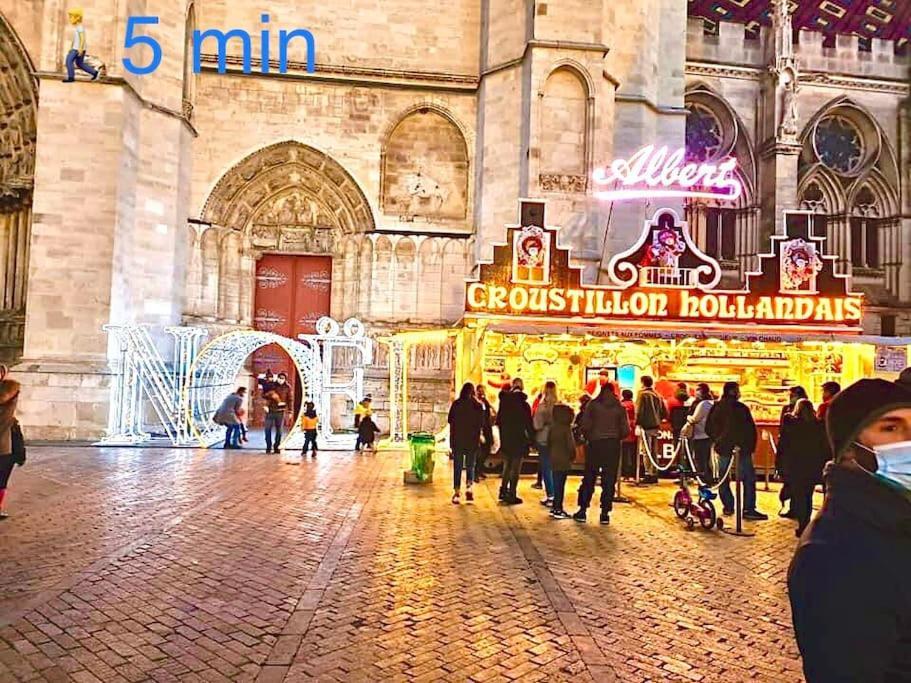 Le Led Room,centre Place De Parking Gratuite Appartement Sens